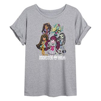 Juniors' Monster High Class Of 2010 Oversized Graphic Tee