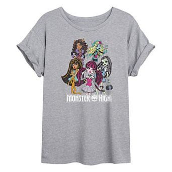 Juniors' Monster High Class Of 2010 Oversized Graphic Tee