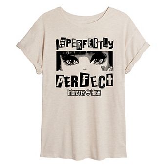 Juniors' Monster High Imperfectly Oversized Graphic Tee