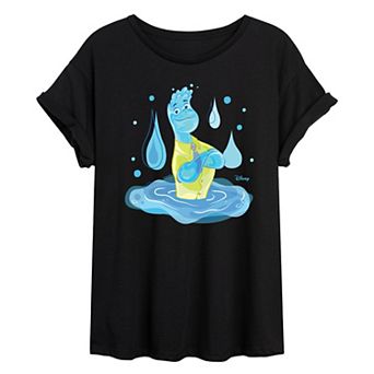 Disney / Pixar's Elemental Wade Water Juniors' Portrait Graphic Tee
