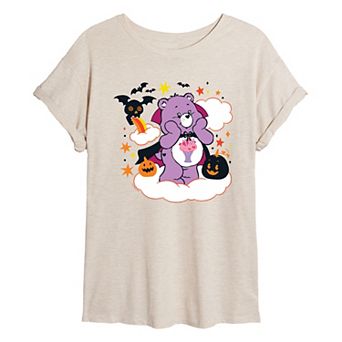 Juniors' Care Bears Halloween Oversized Graphic Tee