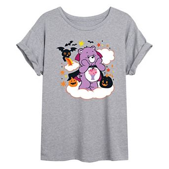 Juniors' Care Bears Halloween Oversized Graphic Tee