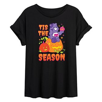 Juniors' Care Bears Tis The Season Oversized Graphic Tee