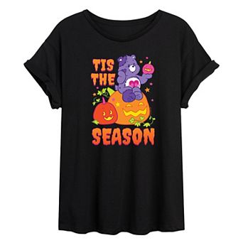 Juniors' Care Bears Tis The Season Oversized Graphic Tee
