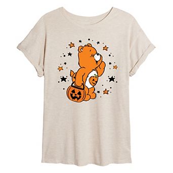 Juniors' Care Bears Trick Or Oversized Graphic Tee