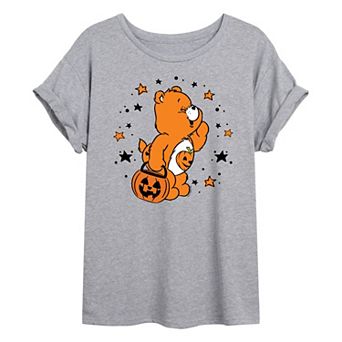 Juniors' Care Bears Trick Or Oversized Graphic Tee