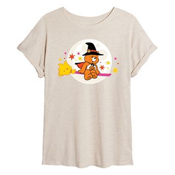 Juniors' Care Bears Witch Oversized Graphic Tee