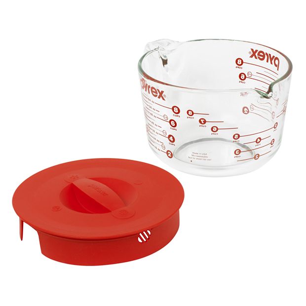 Pyrex Grip-Rite 8-Cup Covered Measuring Cup