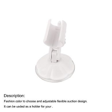 Plastic Wall Mounted Hand-Held Shower Head Suction Cup Hose Grip Holder