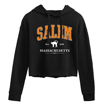 Juniors' Collegiate Salem Cropped Graphic Hoodie
