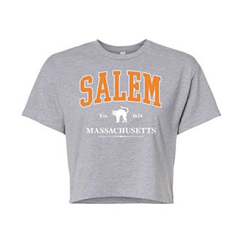 Juniors' Collegiate Salem Cropped Tee