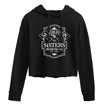 Juniors' Hocus Pocus Sanderson Sister Brewing Co Cropped Hoodie