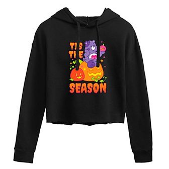 Juniors' Care Bears Tis The Season Cropped Hoodie