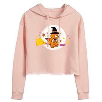 Juniors' Care Bears Witch Cropped Hoodie