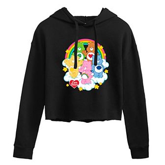 Juniors' Care Bears Cropped Hoodie