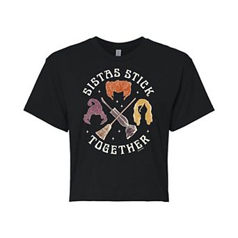 Juniors' Hocus Pocus Sistas Stick Together Tee