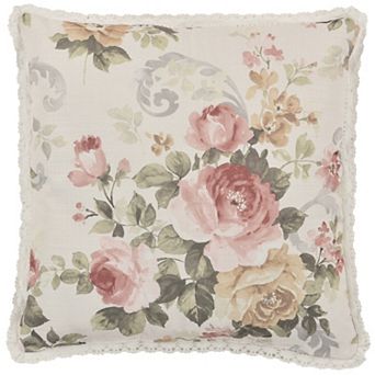Royal Court Chablis 16" Square Decorative Throw Pillow