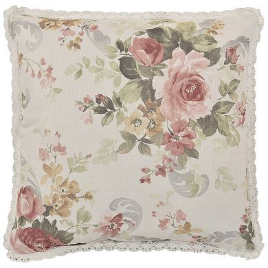 Royal Court Chablis 16" Square Decorative Throw Pillow
