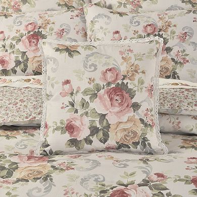 Royal Court Chablis 16" Square Decorative Throw Pillow