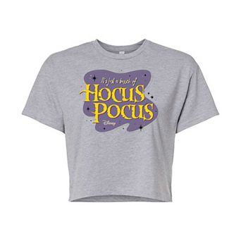 Juniors' Hocus Pocus Just A Bunch Of Cropped Tee