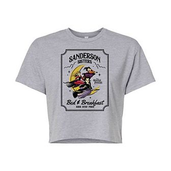 Juniors' Hocus Pocus Sanderson Sister Cropped Tee