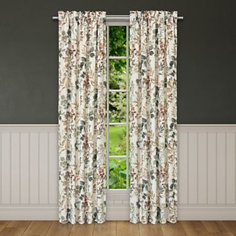 Royal Court Evergreen 84" Set of 2 Window Curtain Panels