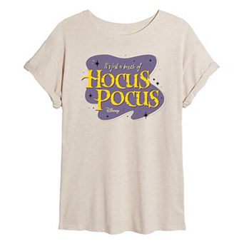 Juniors' Hocus Pocus Just A Bunch Of Oversized Tee