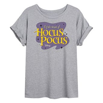 Juniors' Hocus Pocus Just A Bunch Of Oversized Tee
