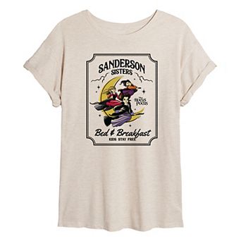 Juniors' Hocus Pocus Sanderson Sisters Oversized Tee