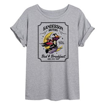 Juniors' Hocus Pocus Sanderson Sisters Oversized Tee