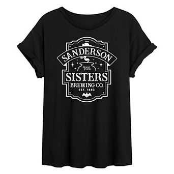 Juniors' Hocus Pocus Sanderson Sisters Oversized Tee