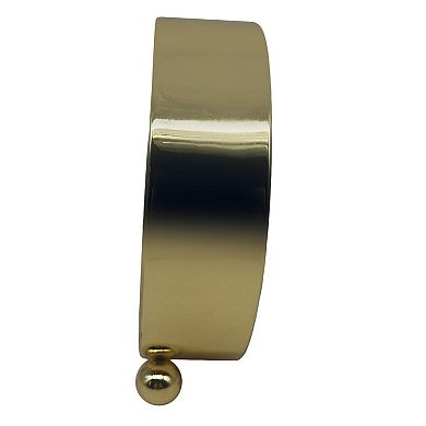 Gold Tone Metal Clock Table Decor