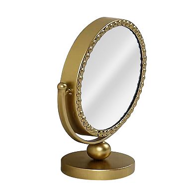 Metal Frame Mirror Table Decor