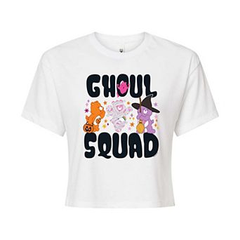 Juniors' Care Bears Ghoul Squad Cropped Graphic Tee