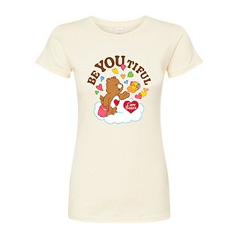 Juniors' Care Bears Be You Tiful Fitted Tee