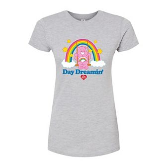 Juniors' Care Bears Day Dreamin Fitted Tee