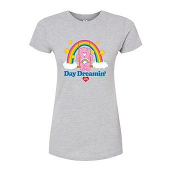Juniors' Care Bears Day Dreamin Fitted Tee