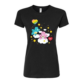 Juniors' Care Bears Wish Cheer Bear Fitted Tee