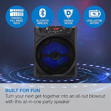 iLive Projector, Projection Screen & Bluetooth Speaker Pop-Up Movie Theater Kit