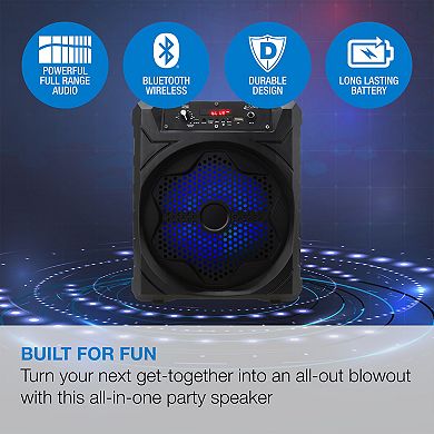 iLive Projector, Projection Screen & Bluetooth Speaker Pop-Up Movie Theater Kit