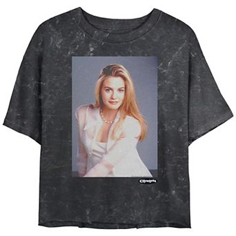 Juniors' Clueless Cher 90's Pose Crop Top Graphic Tee
