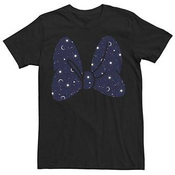 Disney's Juniors' Minnie Mouse Galaxy Print Boyfriend Tee