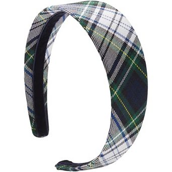 Girl's Lands' End School Uniform Plaid Headband
