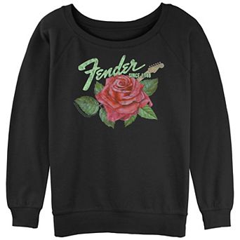 Juniors' Fender Since 1946 Rose Logo Graphic Pullover