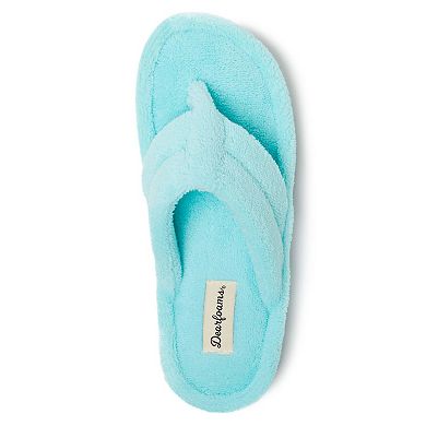 Women's Dearfoams Wrenley Terry Thong Slippers