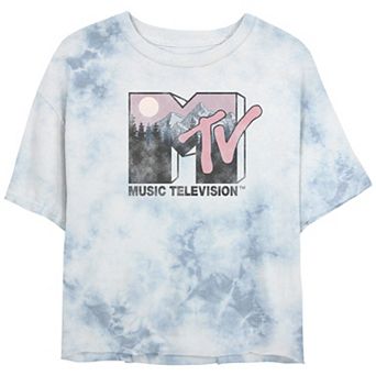 Juniors' MTV Outdoor Logo Crop Top Graphic Tee