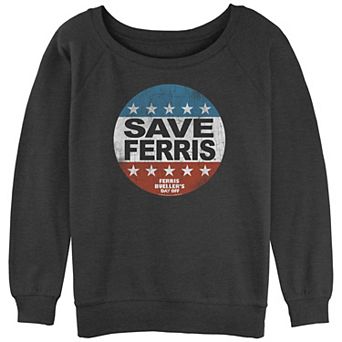 Juniors' Ferris Bueller Ferris Was Saved Graphic Tee