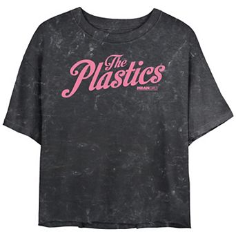 Juniors' Mean Girls The Plastics Crop Top Graphic Tee