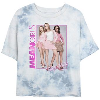 Juniors' Mean Girls Regina Gretchen Karen Crop Top Graphic Tee