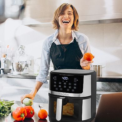 Kalorik® Stainless Steel 5-qt. Touchscreen Air Fryer